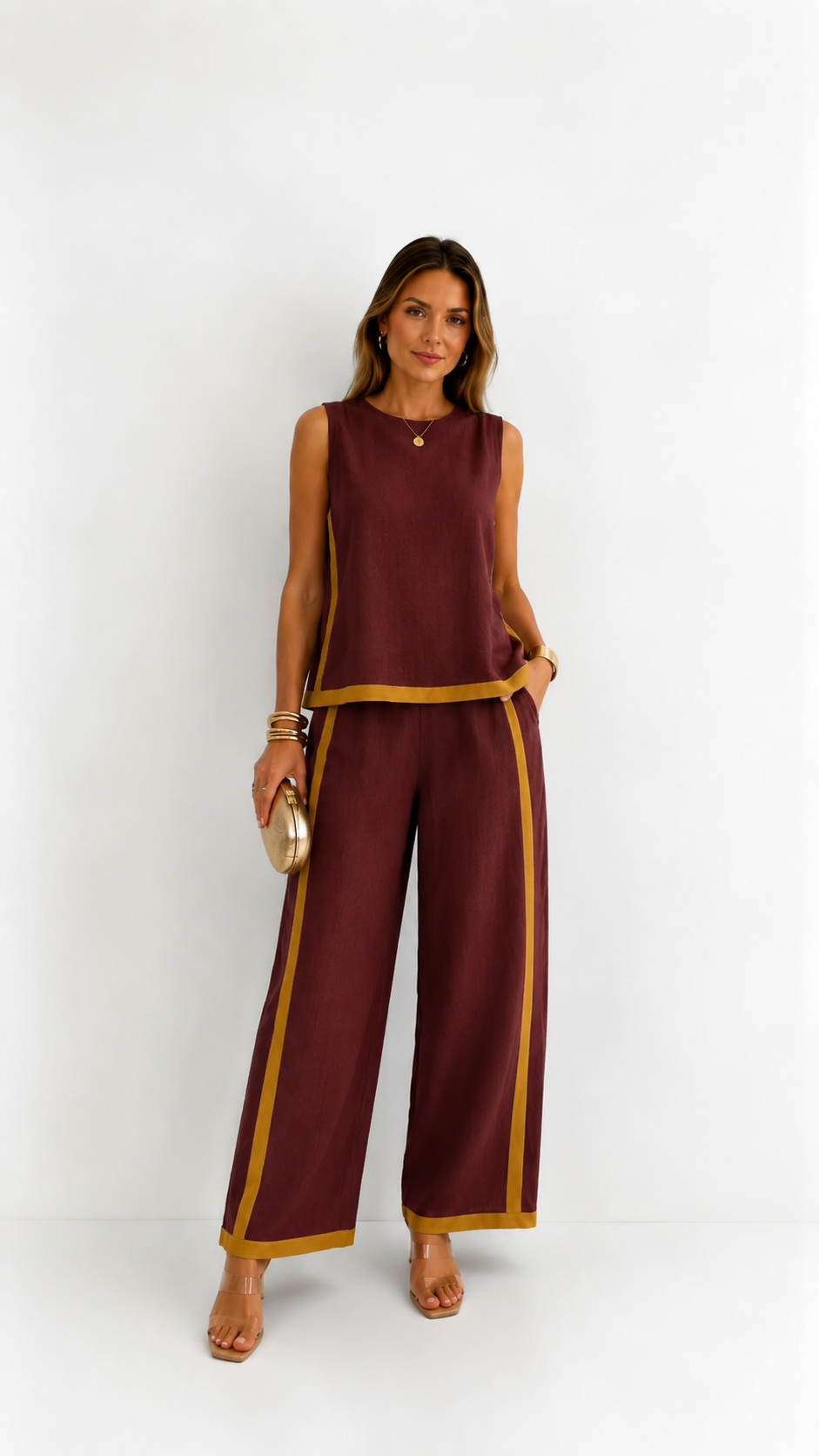 Leila | Conjunto elegante de dos piezas