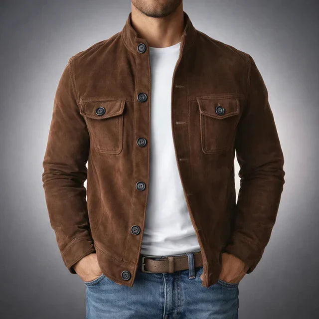 Lorenzo | Chaqueta de ante premium