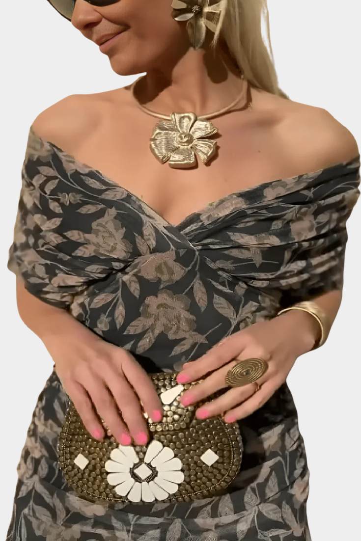 Eloria | Vestido floral de caída etérea