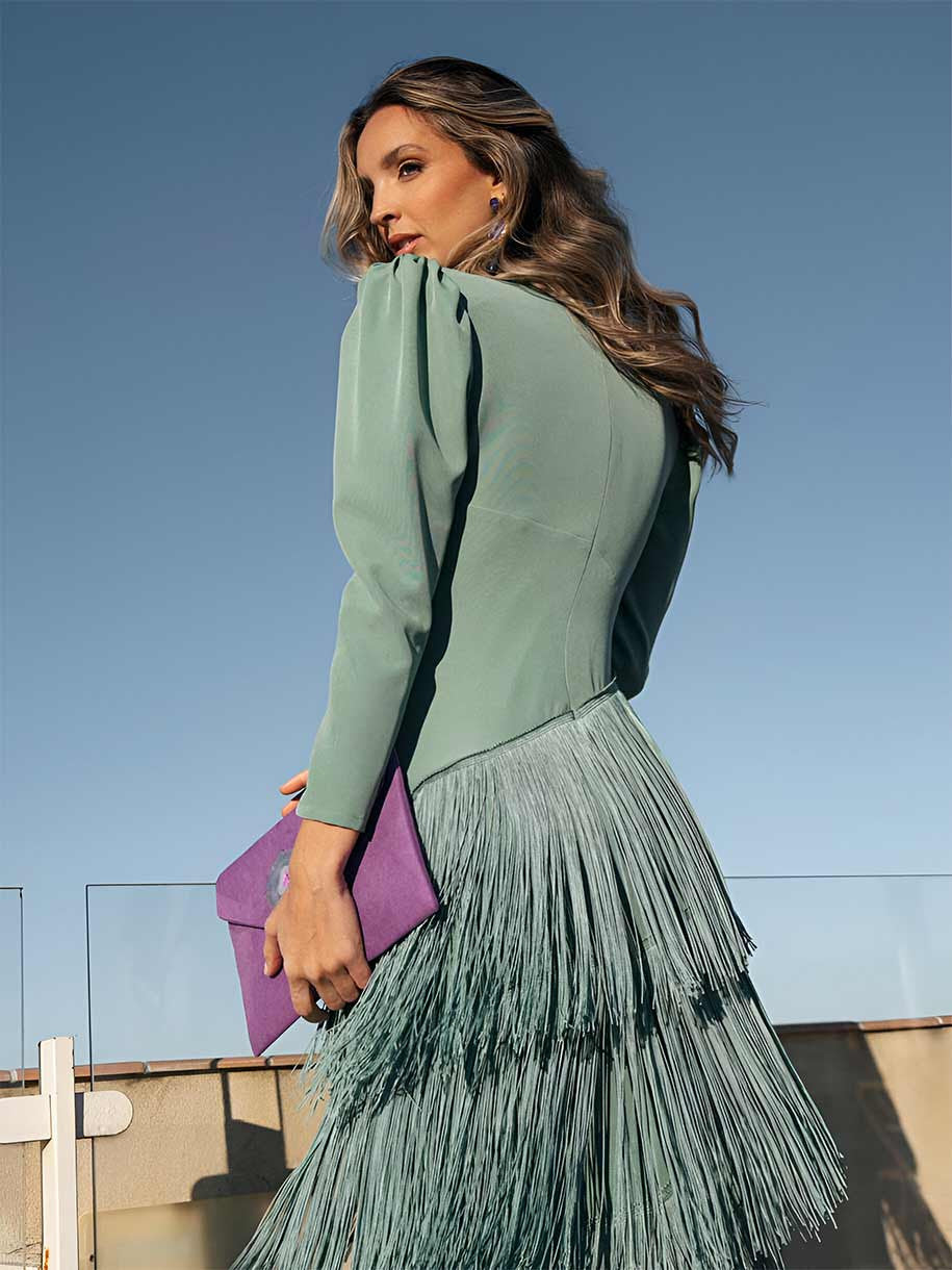 Rosalia | Vestido de flecos