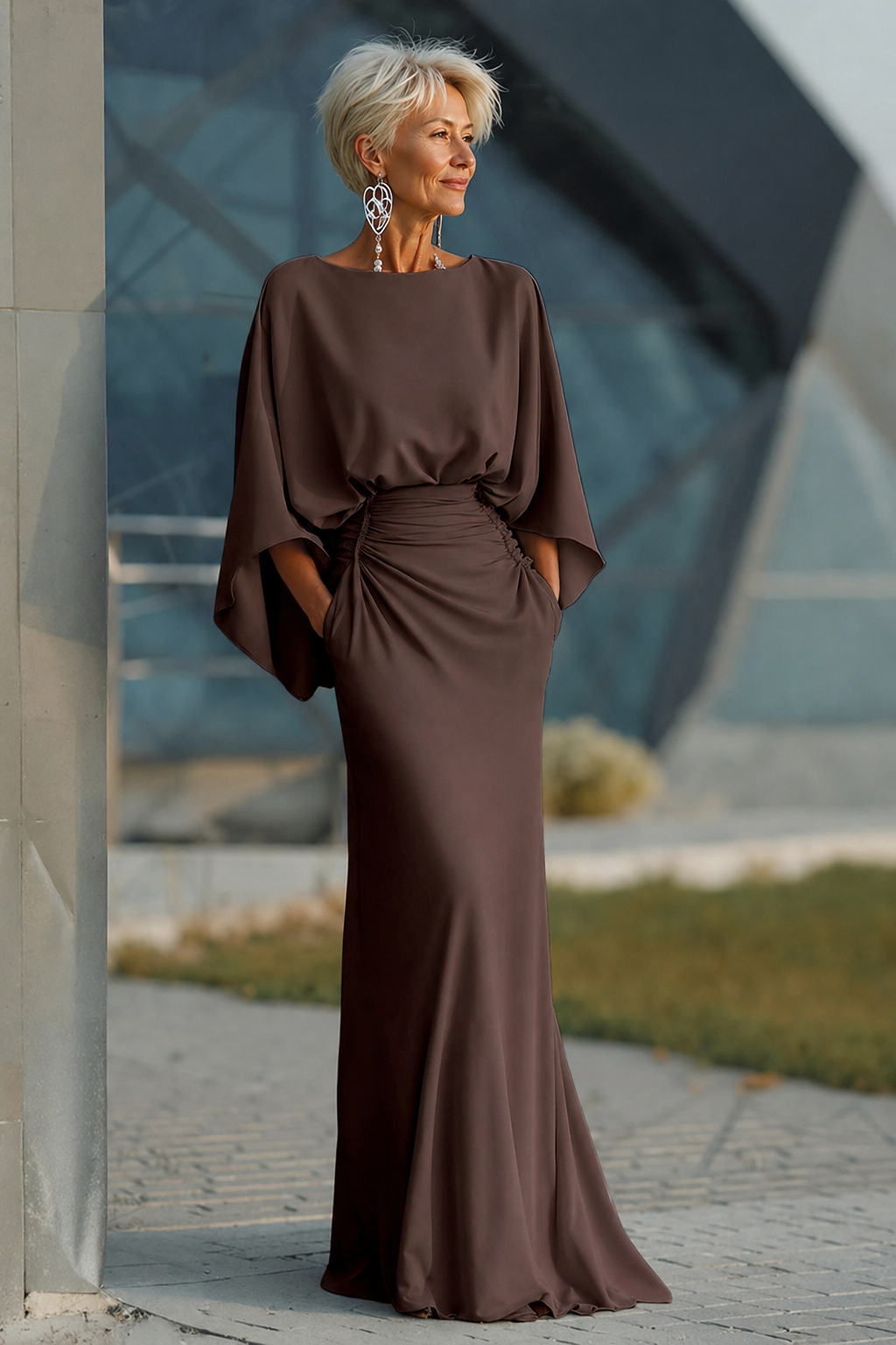 Alicia | Vestido elegante de espalda abierta en V