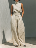 Claudia | Conjunto de Lino Sofisticado