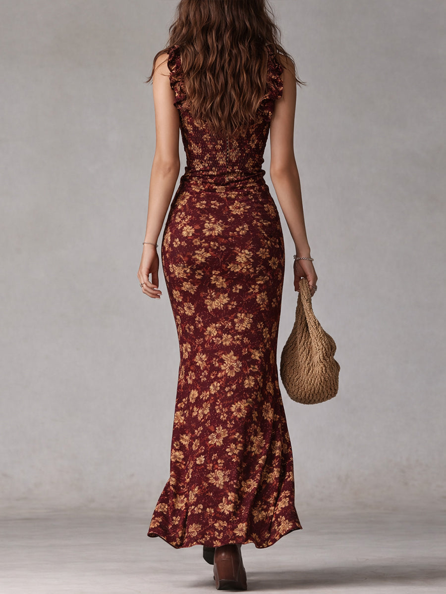Naia | Vestido boho fluido con abertura elegante