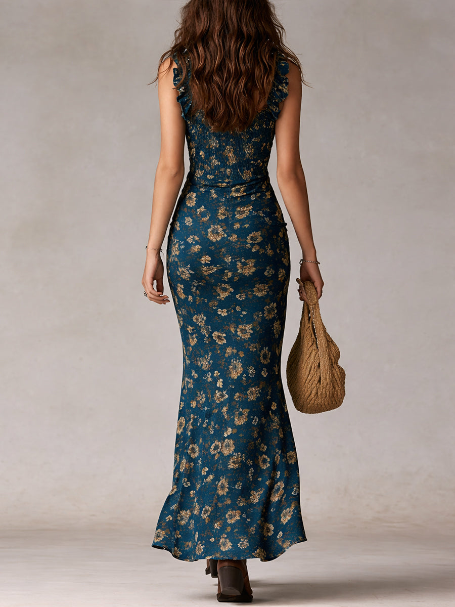 Naia | Vestido boho fluido con abertura elegante