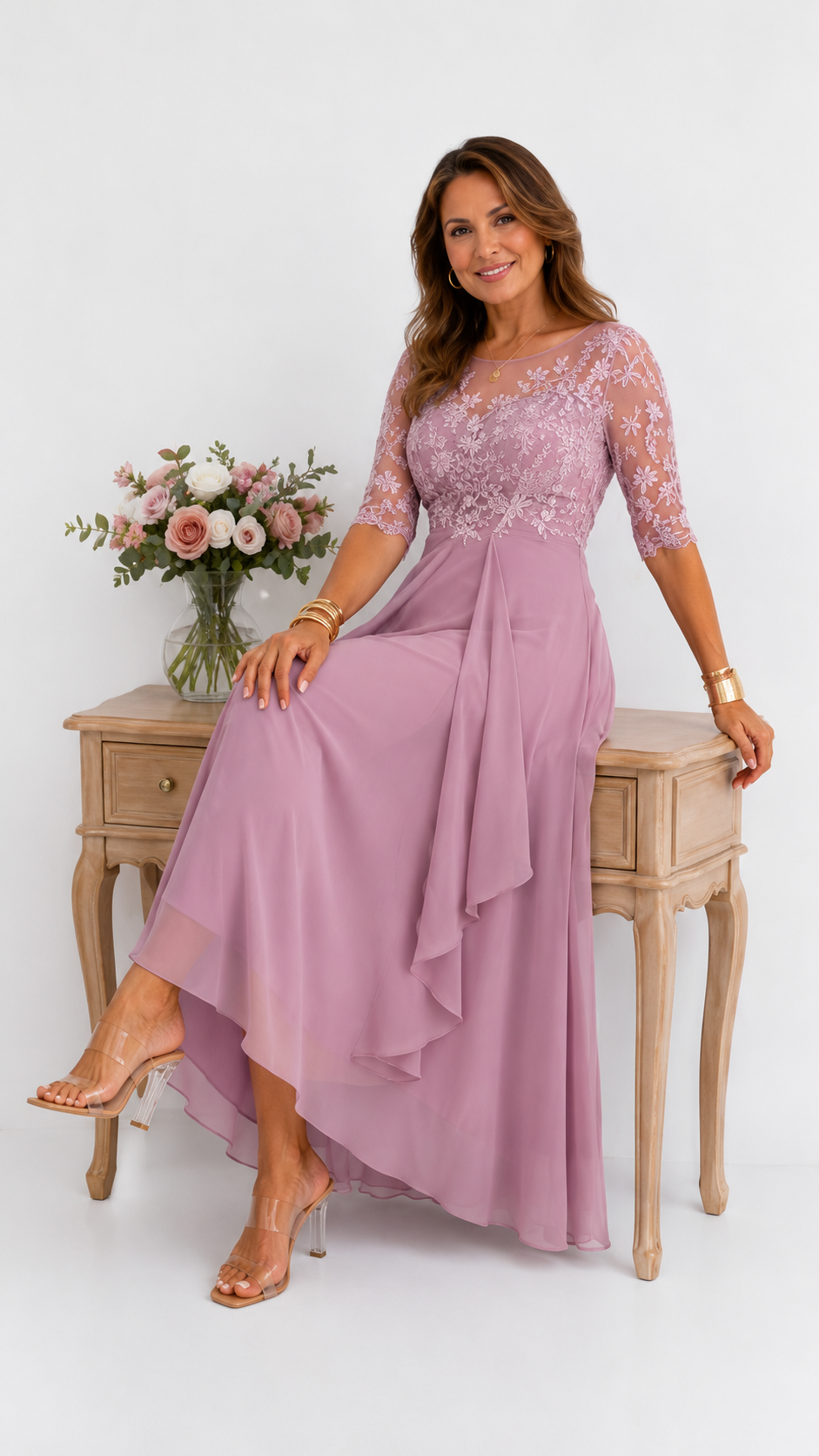 RHONDA | Elegante vestido de encaje