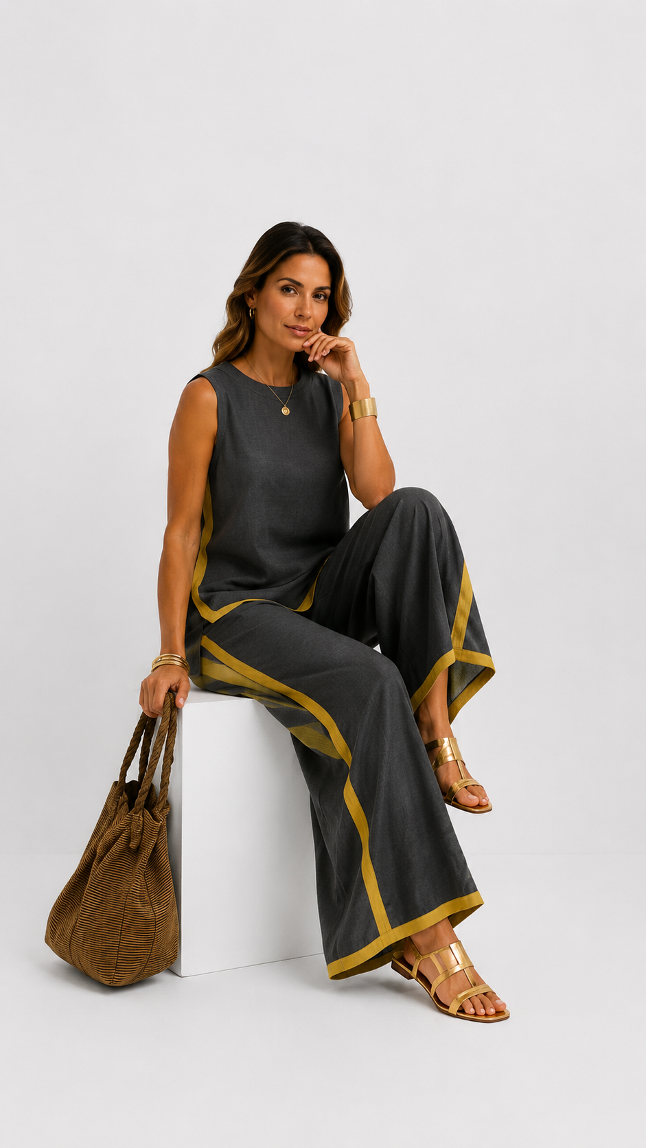 Leila | Conjunto elegante de dos piezas
