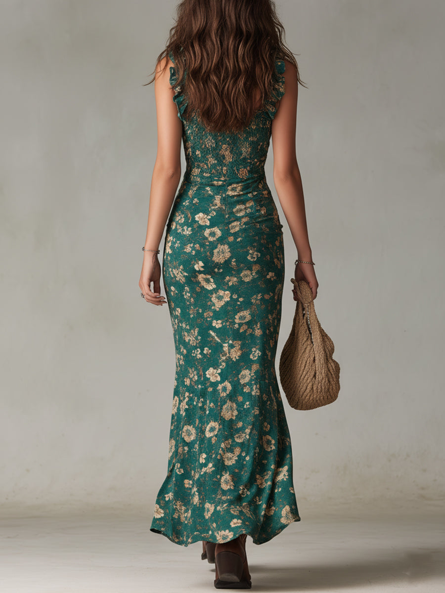 Naia | Vestido boho fluido con abertura elegante
