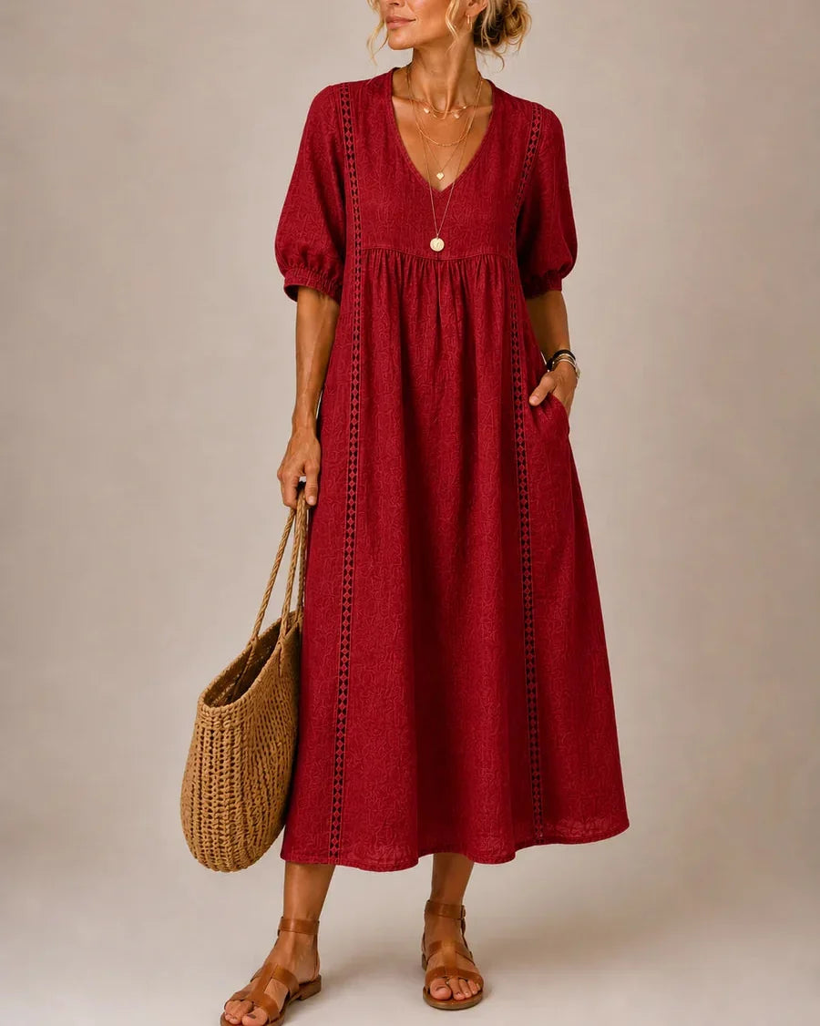 Élara | Vestido Brisa Beige