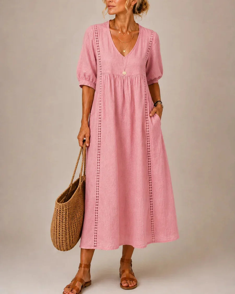 Élara | Vestido Brisa Beige