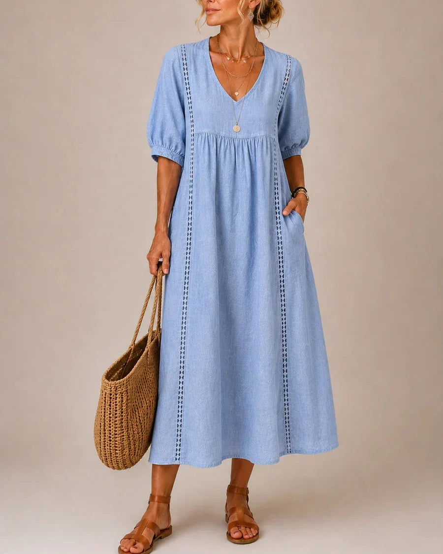Élara | Vestido Brisa Beige