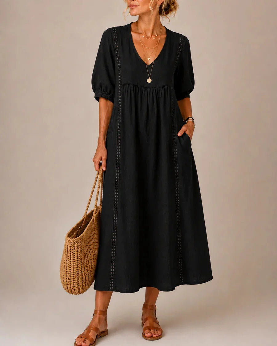 Élara | Vestido Brisa Beige
