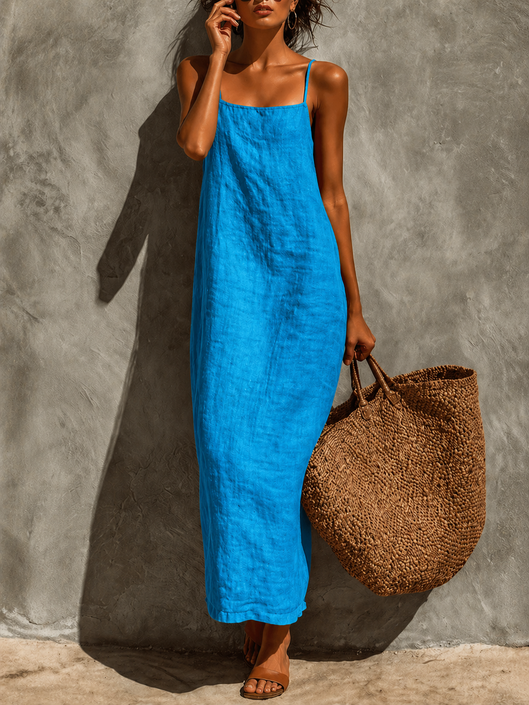 Lina | Vestido boho fluido de algodón