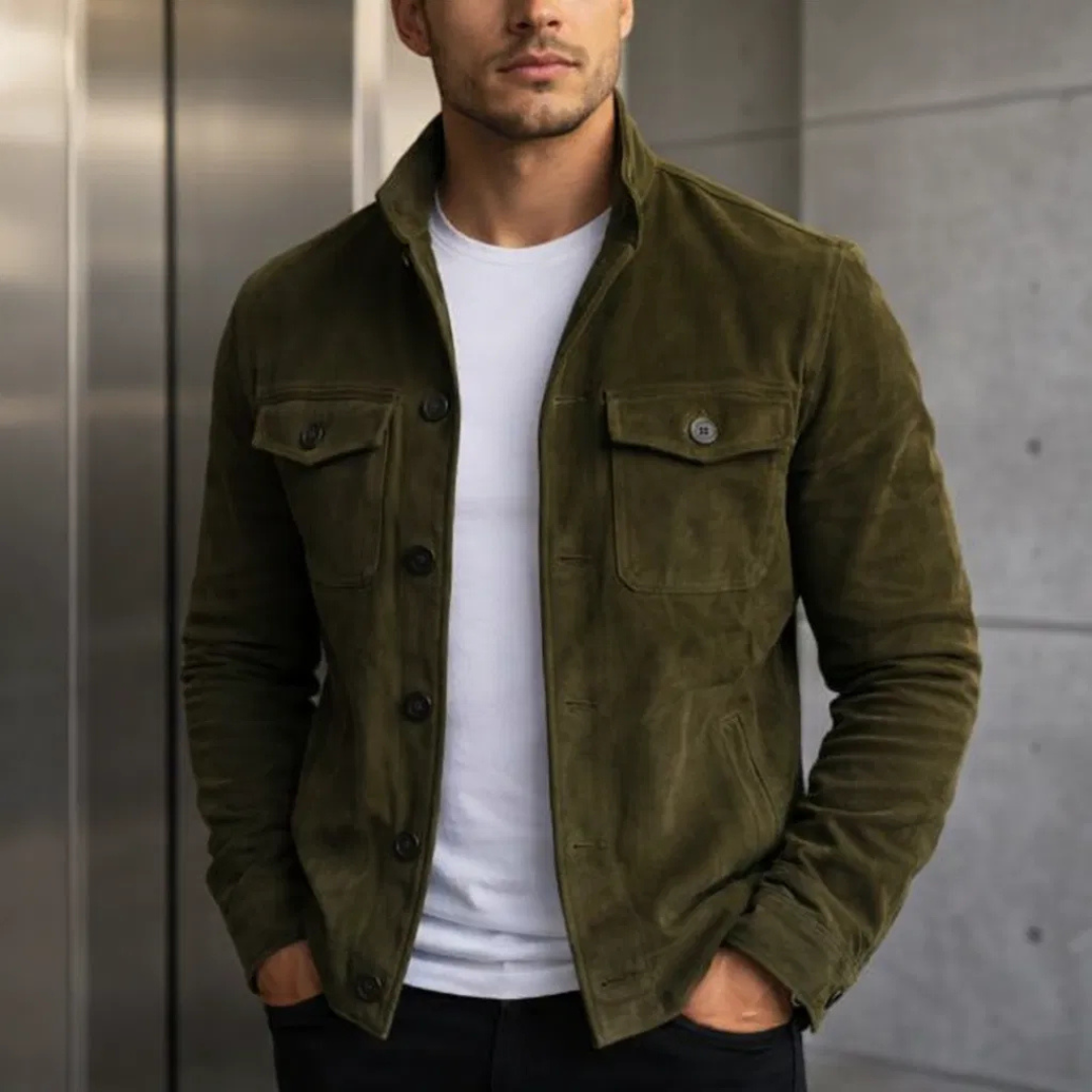 Lorenzo | Chaqueta de ante premium