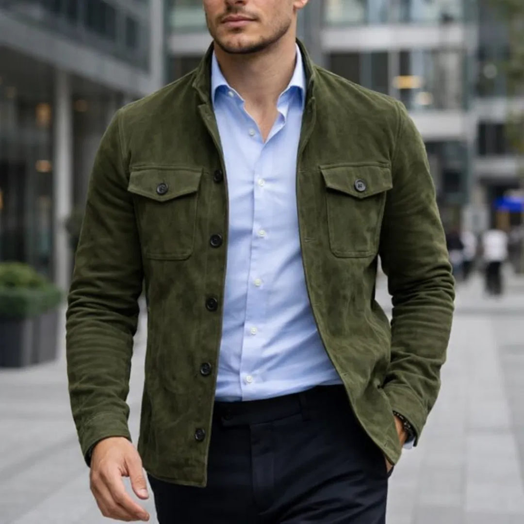 Lorenzo | Chaqueta de ante premium