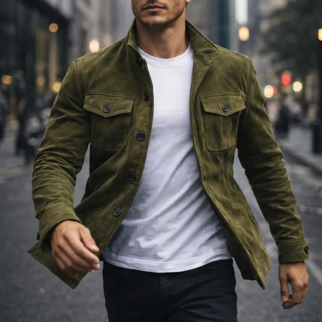 Lorenzo | Chaqueta de ante premium