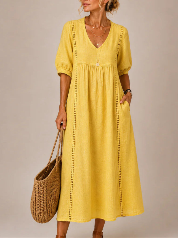 Élara | Vestido Brisa Beige