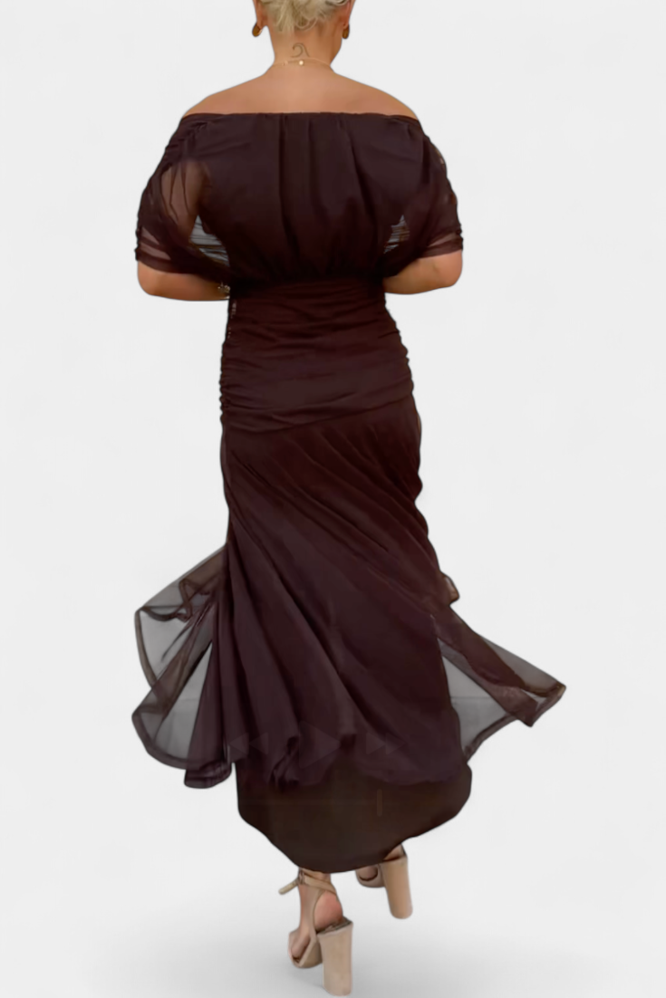 Eloria | Vestido floral de caída etérea