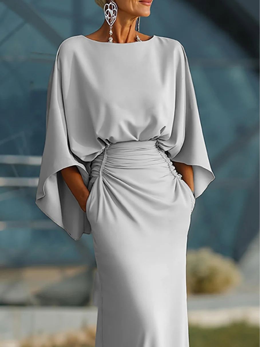 Alicia | Vestido elegante de espalda abierta en V