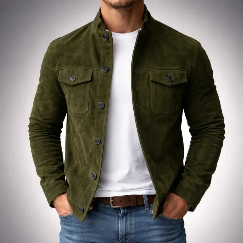Lorenzo | Chaqueta de ante premium
