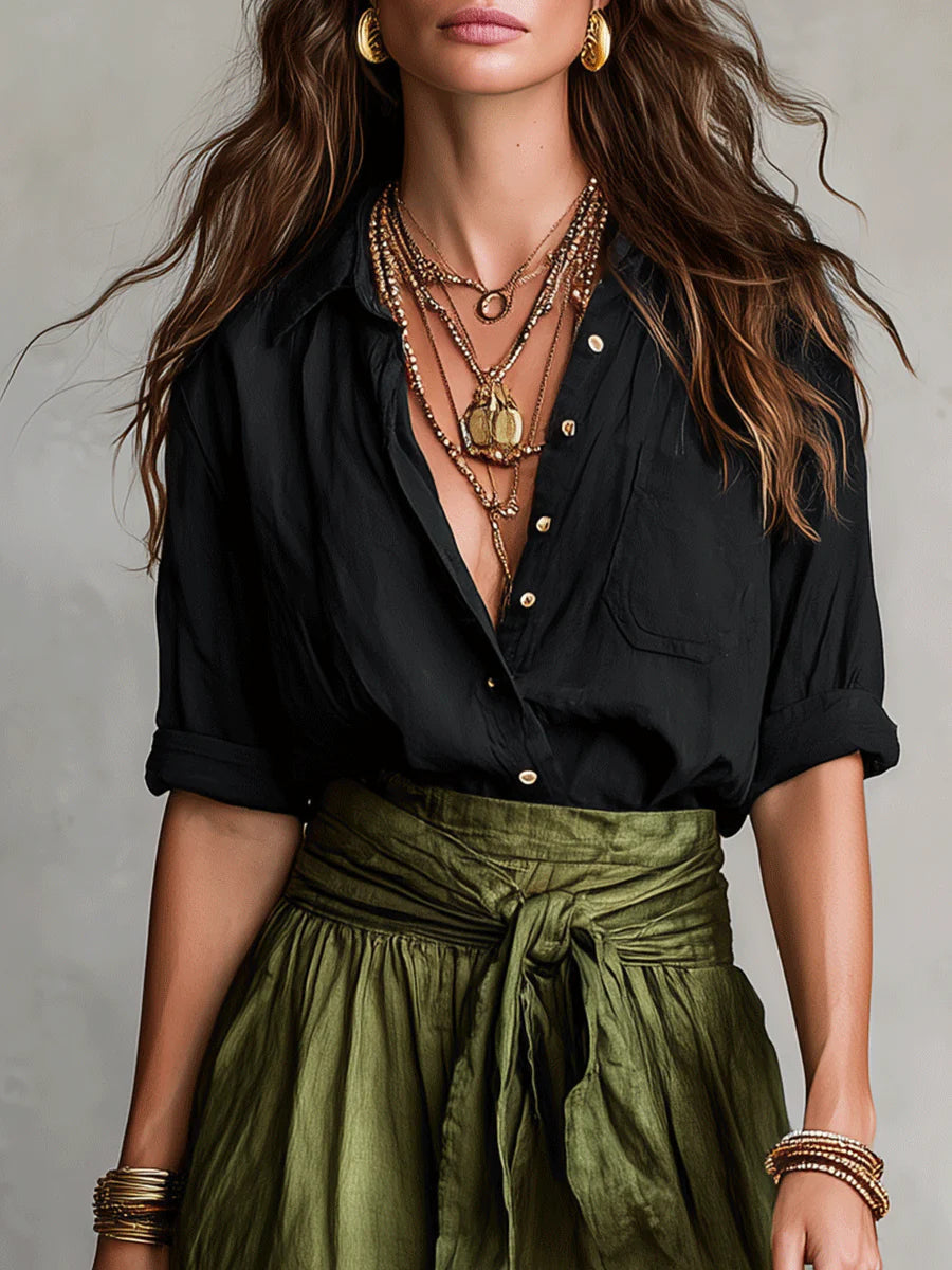 Nora | Conjunto fluido con lazada