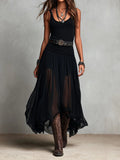 Adriana | vestido largo de tul con silueta elegante