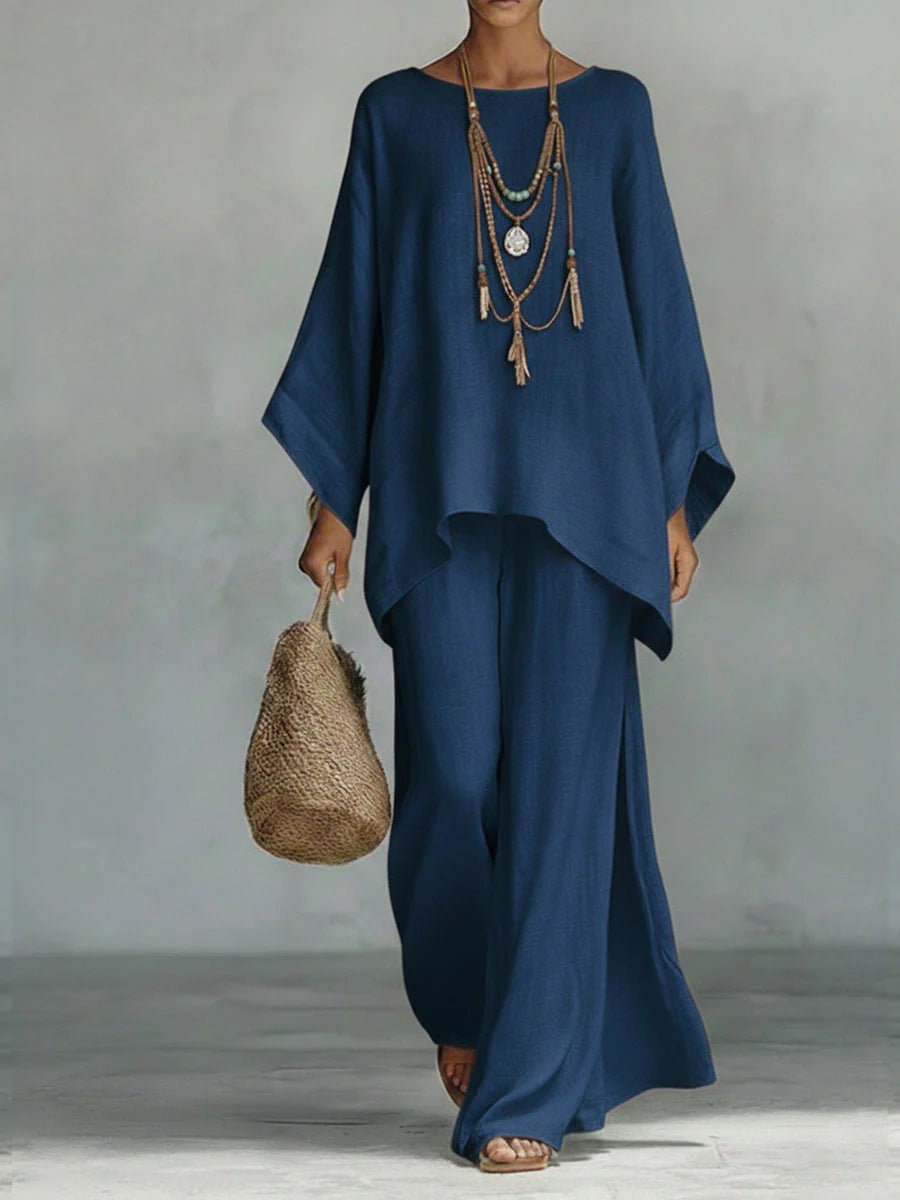 Mencía | Conjunto de lino elegante y fluido