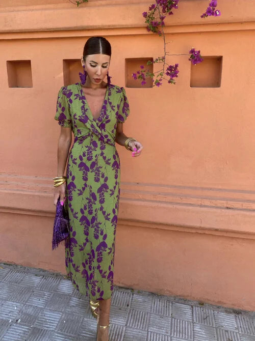 Olivia | Vestido floral elegante