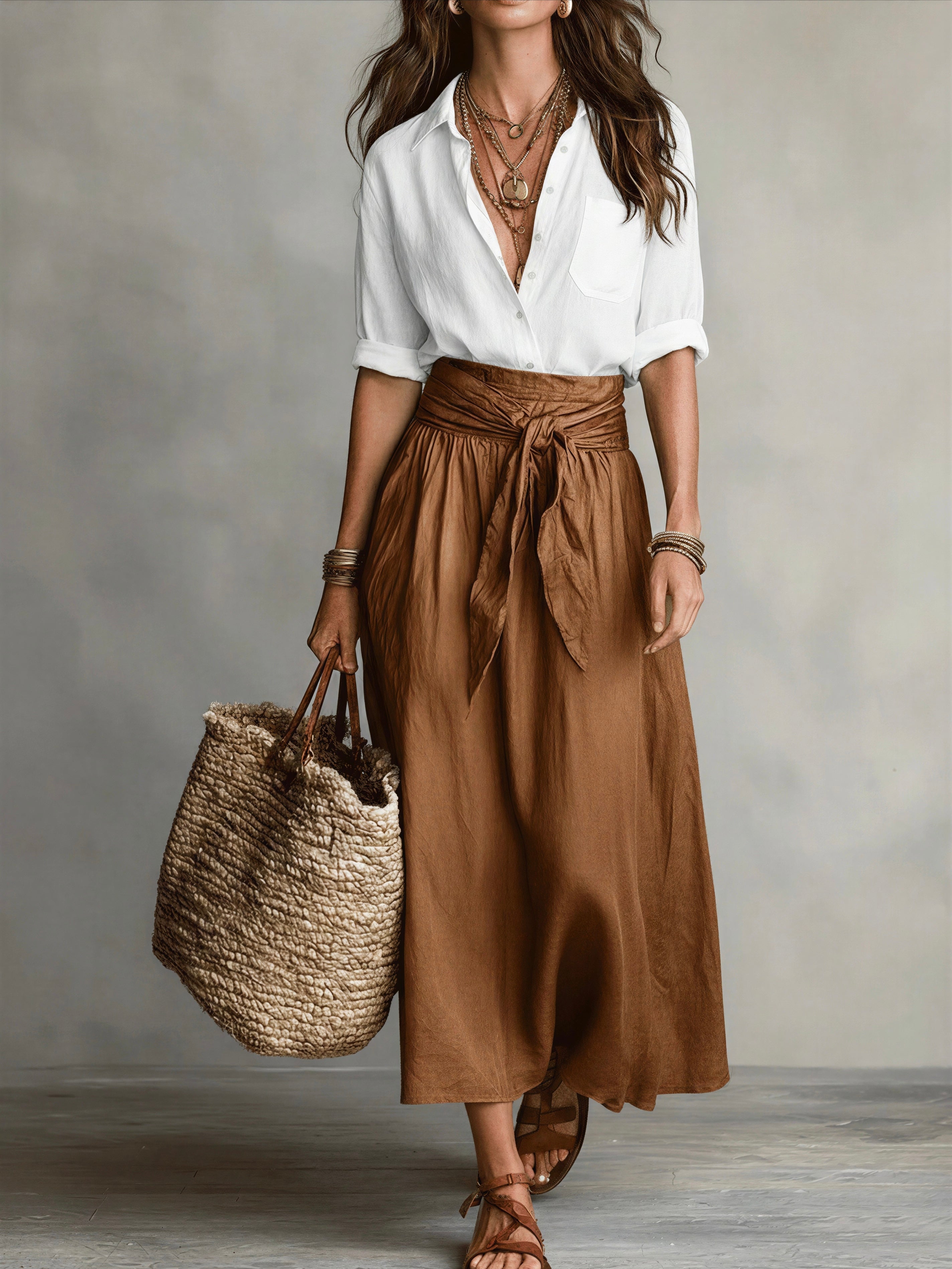 Nora | Conjunto fluido con lazada