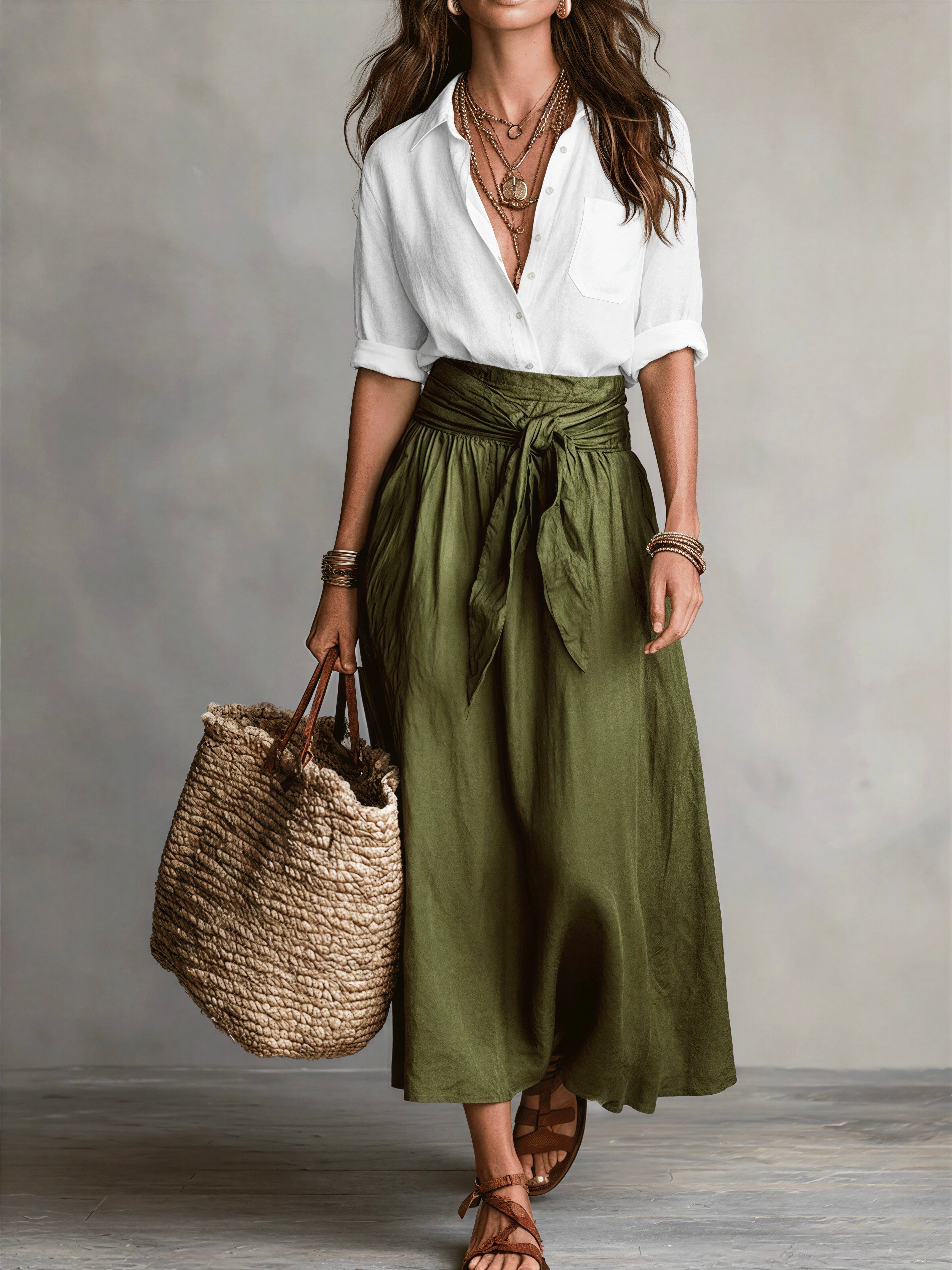 Nora | Conjunto fluido con lazada