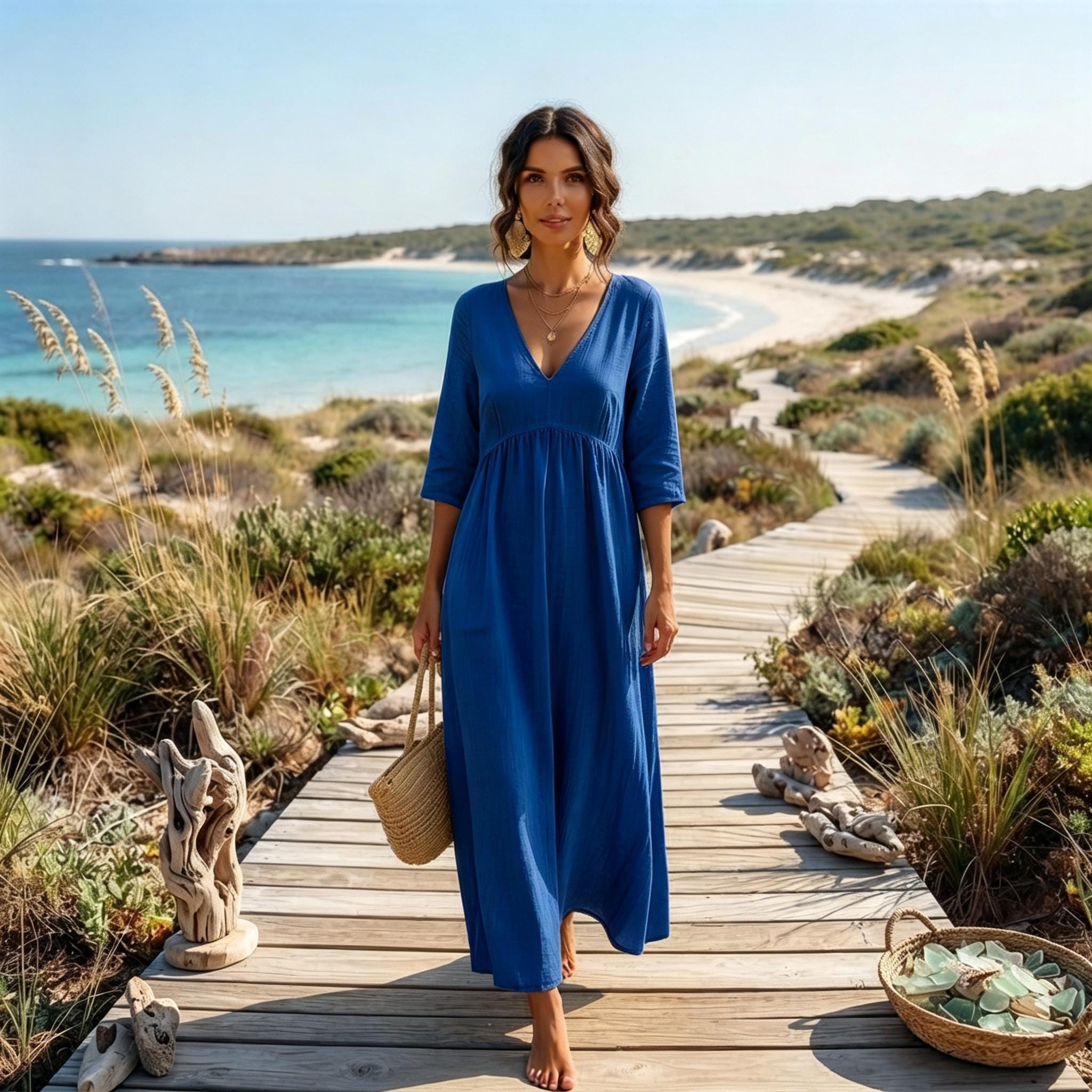 Vestido Largo Brisa Natural