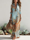 Vestido estampado bohemio