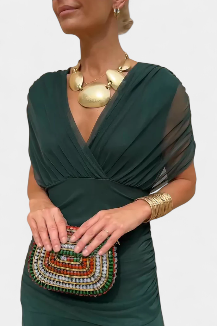 Eloria | Vestido floral de caída etérea