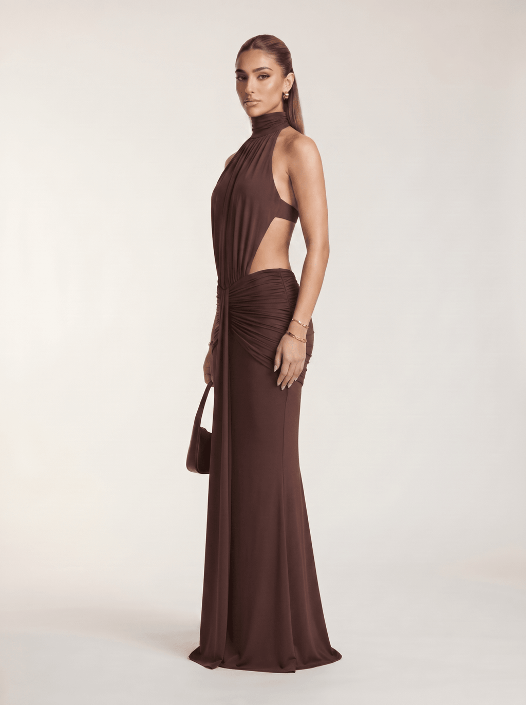 Silvia | Vestido Largo con Escote Halter