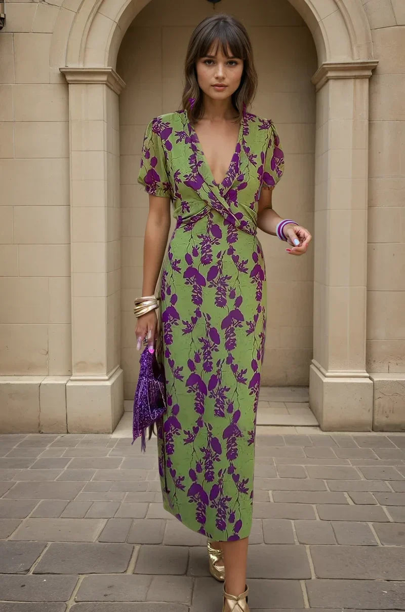 Olivia | Vestido floral elegante