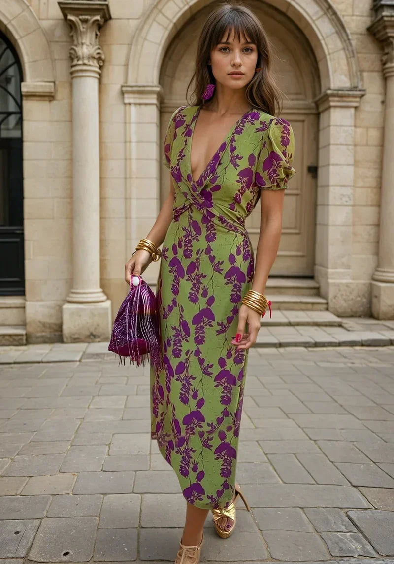 Olivia | Vestido floral elegante